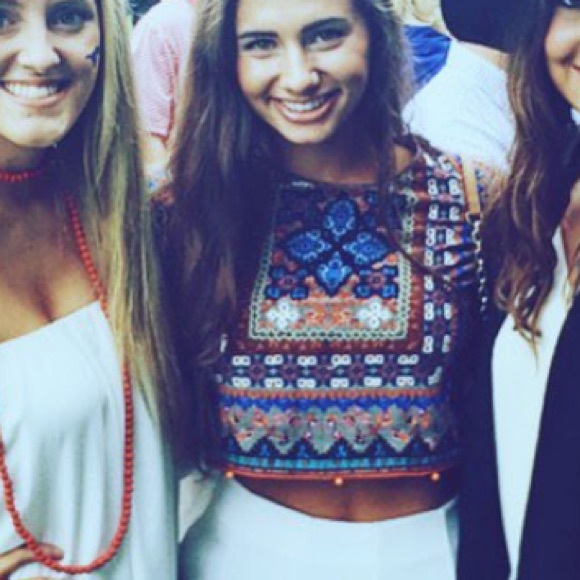 Hemant & Nandita Print Crop Top - Picture 4 of 4